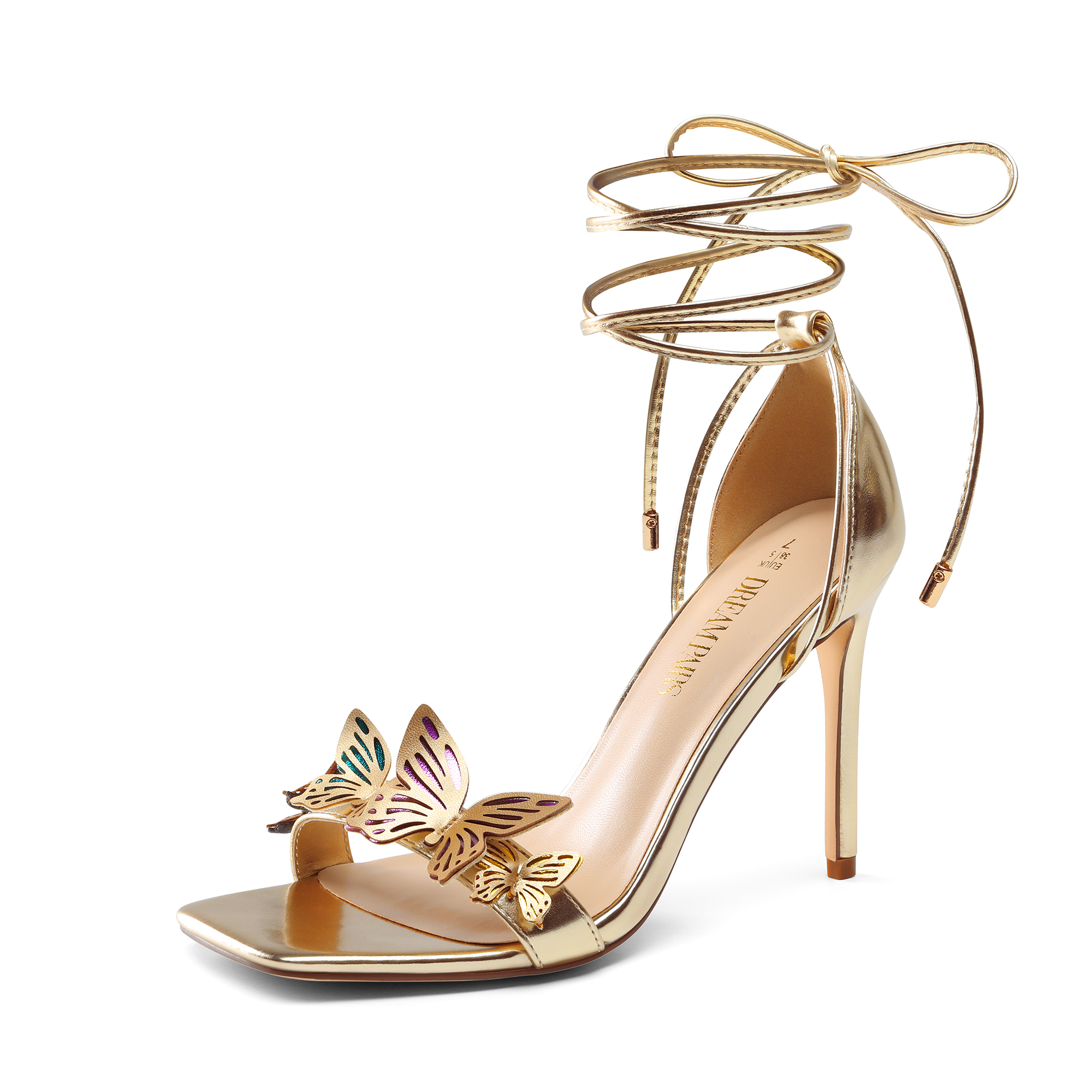 lace up high heels stilletos heels for women strappy gladiator open square toe heels fashion dressy heels wedding bridal pumps sandals shoes